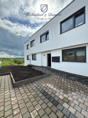 Erstbezug 3-ZKB mit Terrasse, provisionsfrei in nachhaltig effizientem MFH, 66265 Heusweiler, Erdgeschosswohnung