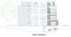 Projektierter Neubau für ein 14-Parteien Mehrfamilienhaus in guter Lage von Heusweiler-Holz - Westansicht-01